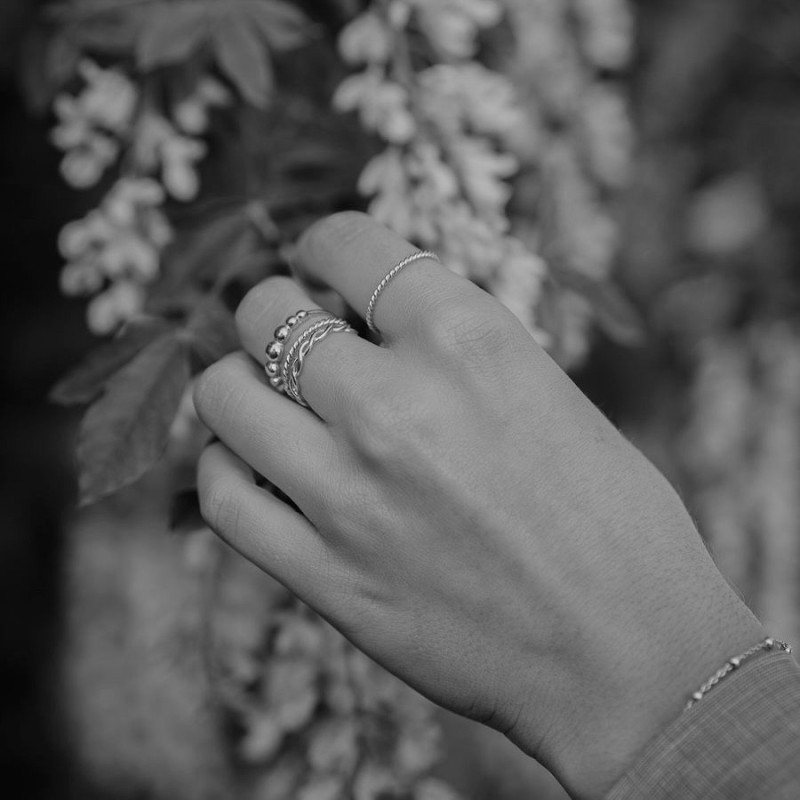 Silverring kulor