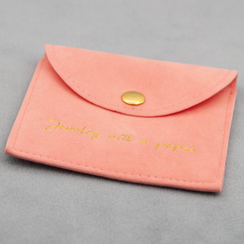 Gift pouch with snap button - By faith