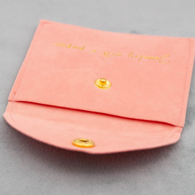 Gift pouch with snap button - By faith