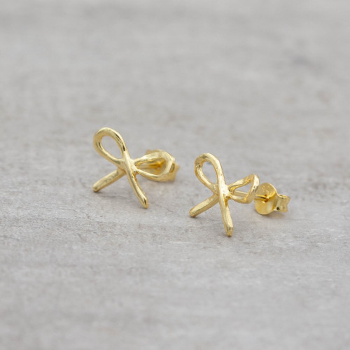 Goldearrings small bow