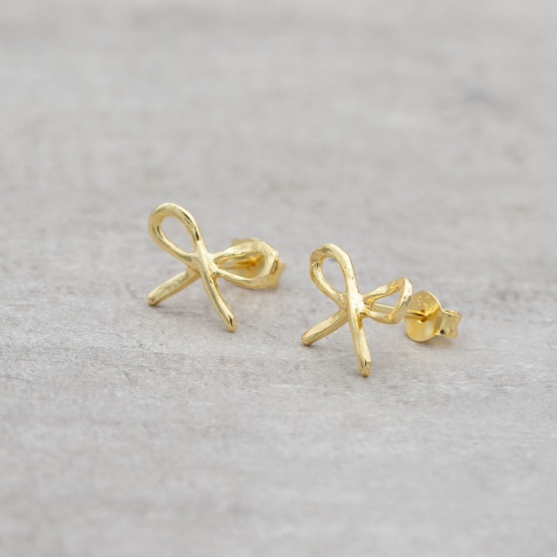 Goldearrings small bow