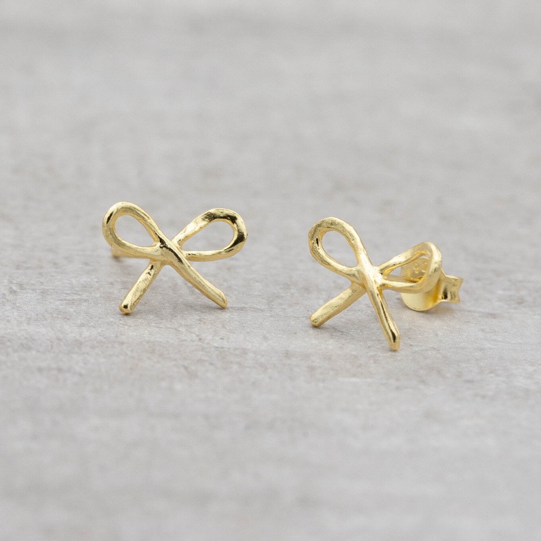 Goldearrings small bow