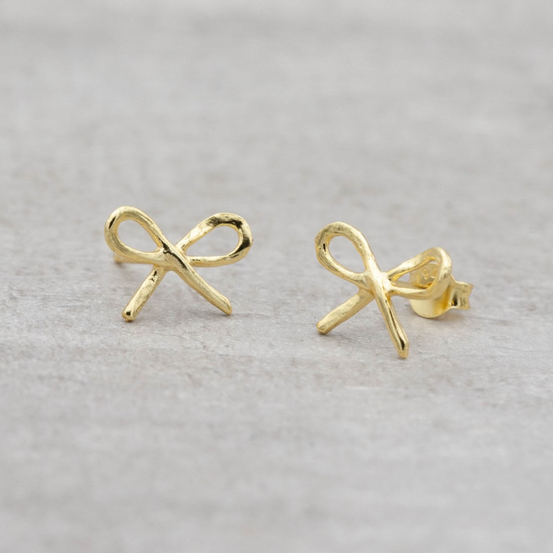 Goldearrings small bow