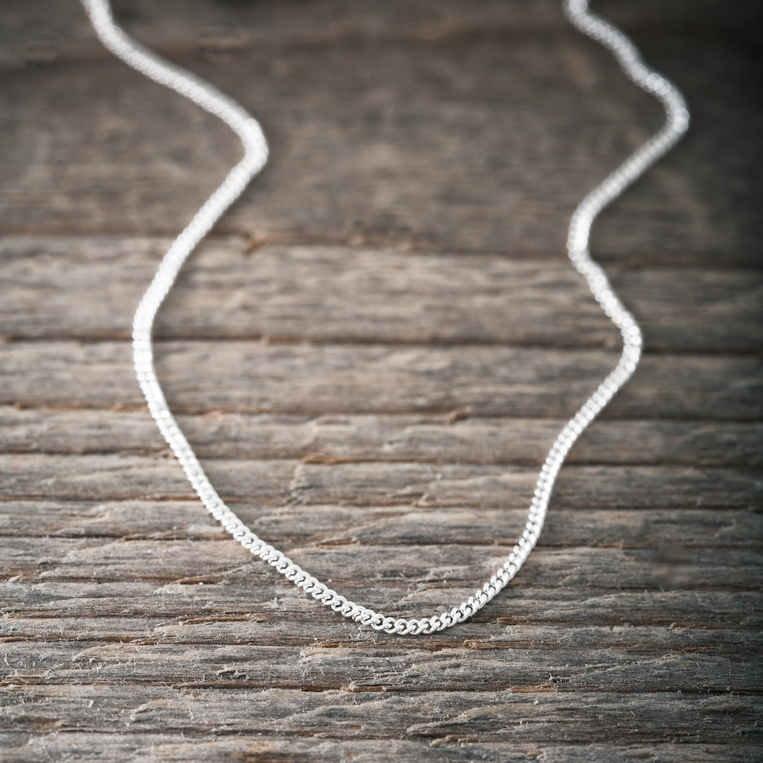 Silver necklace 50cm